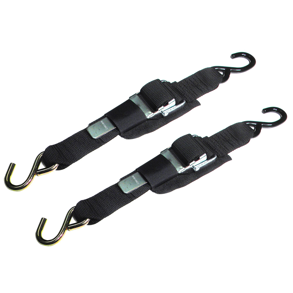 [2PB4] Rod Saver Paddle Buckle Trailer Tie-Down - 2" x 4' - Pair