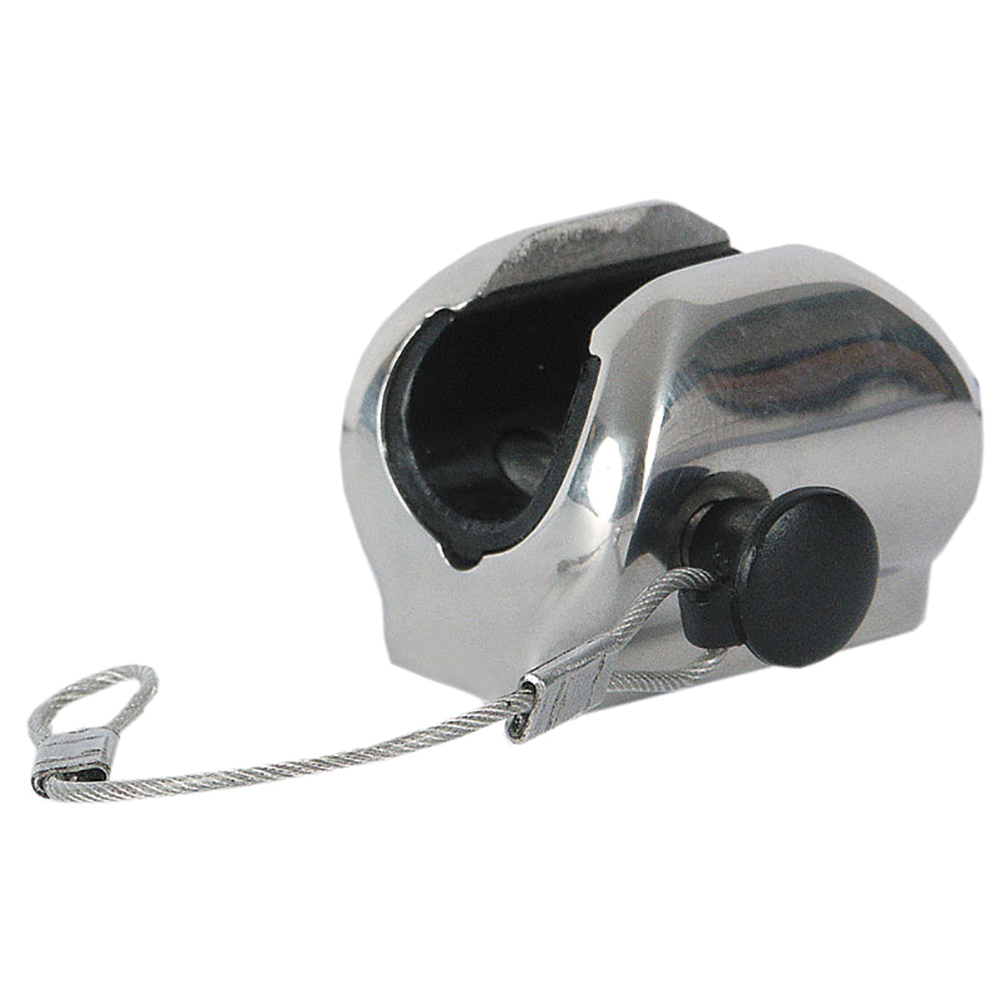 [F13-0241/244BN-1] TACO Flat Deck Hinge with Pin & Lanyard - Fits 7/8" Tube