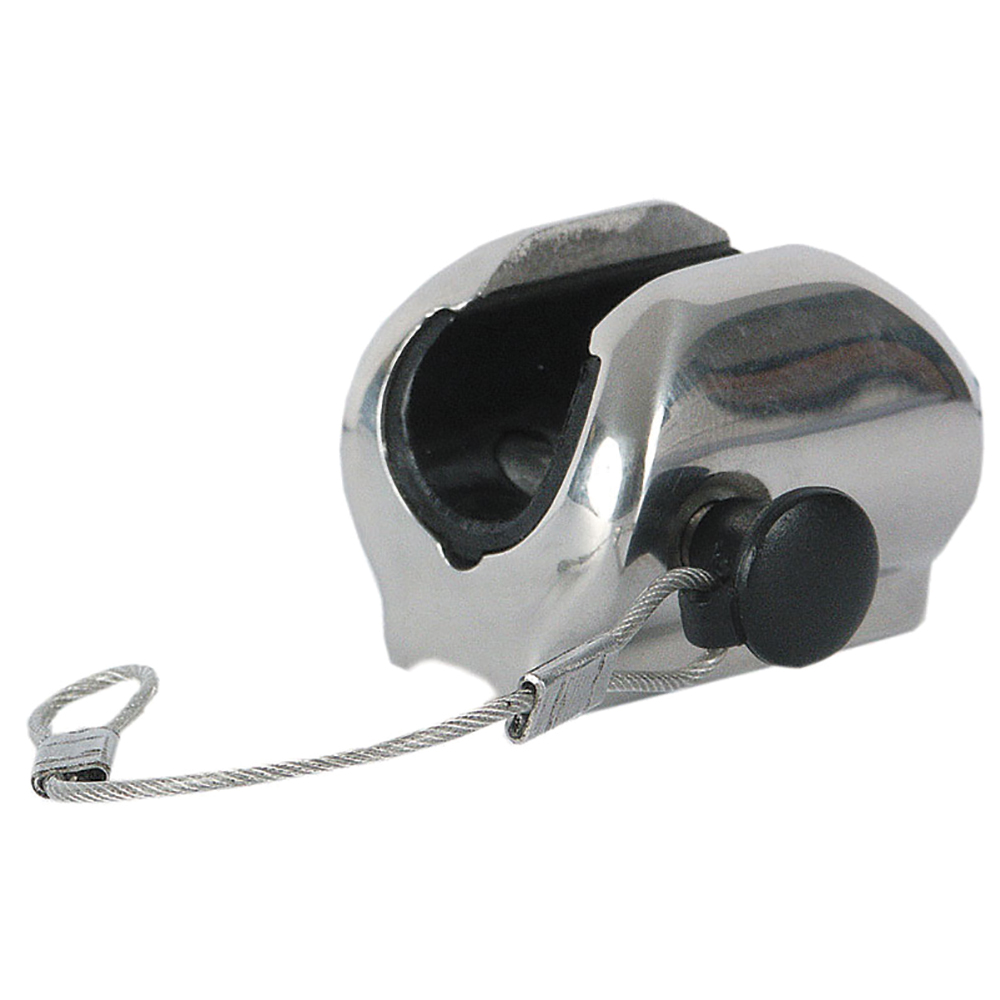 [F13-0242/244BN-1] TACO Concave Deck Hinge with Pin & Lanyard - Fits 7/8" Tube
