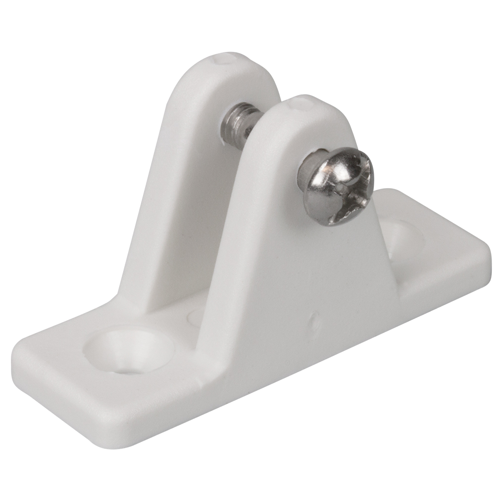 [273201-1] Sea-Dog Nylon Deck Hinge - White - Pair