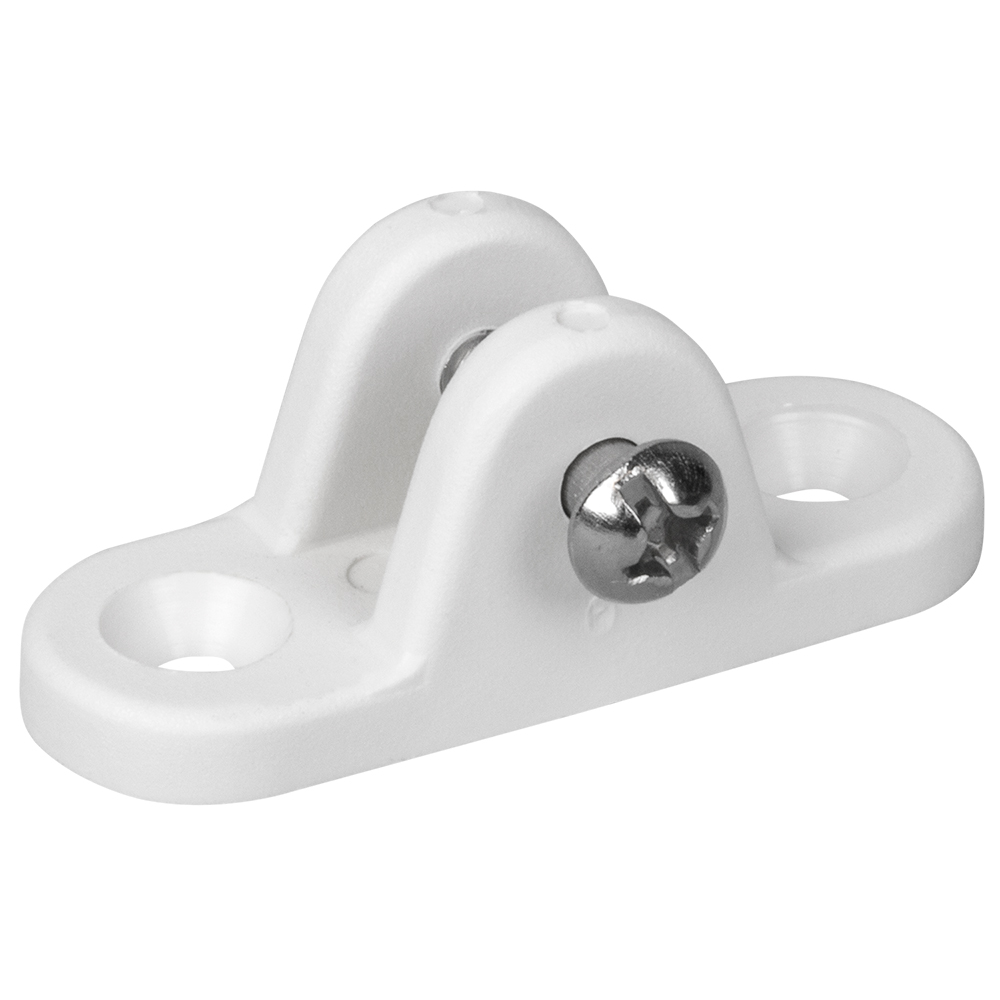 [273206-1] Sea-Dog Nylon Small Deck Hinge - White - Pair