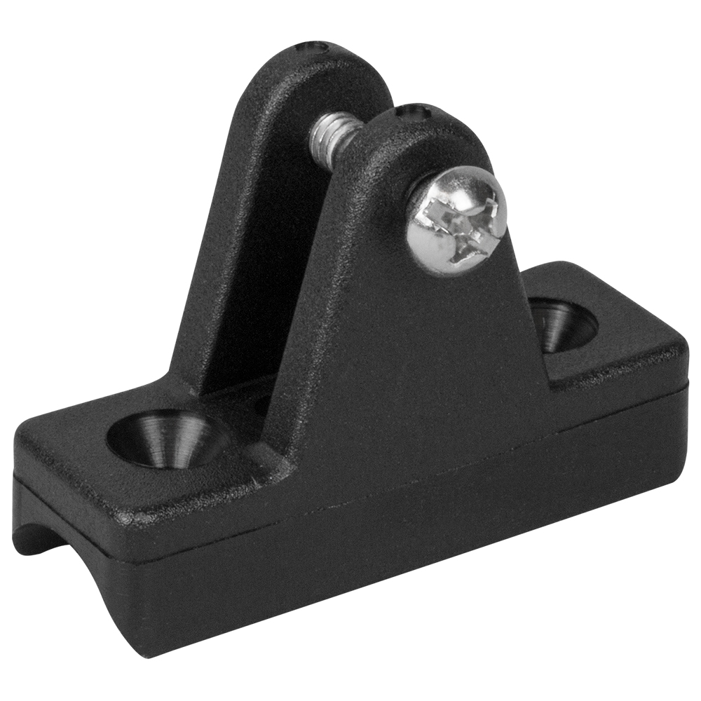Sea-Dog Nylon Concave Deck Hinge - Black - Pair
