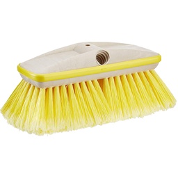 Star brite Deluxe Yellow Soft Wash 8" Brush Head with Bumper - Dual Connections