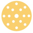 RUPES MULTIPURPOSE Paper Abrasive Discs 150mm (6") - 15 Holes - P320 Grit *Box of 100pcs