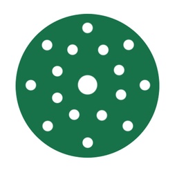 RUPES PROCUT Film Abrasive Discs 125mm (5") - 17 Holes - P120 Grit *Box of 50pcs