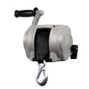 Powerwinch Premier Series Winch 2000lb, 8", Crank Arm - Saltwater Silver