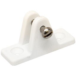 Sea-Dog Nylon Angled Deck Hinge - White - Pair